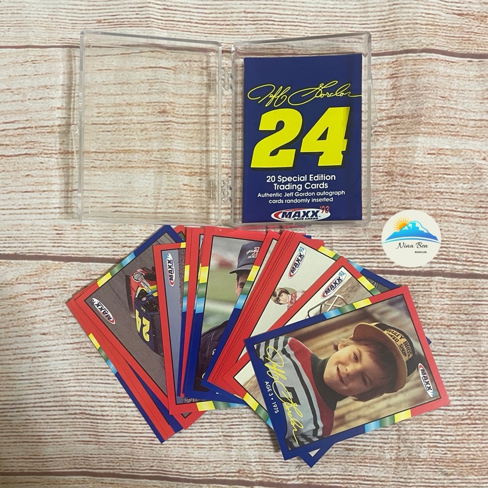 Nascar Max Race 1993 Jeff Gordon 20 Special Edition cards COMPLETE in Case Holde